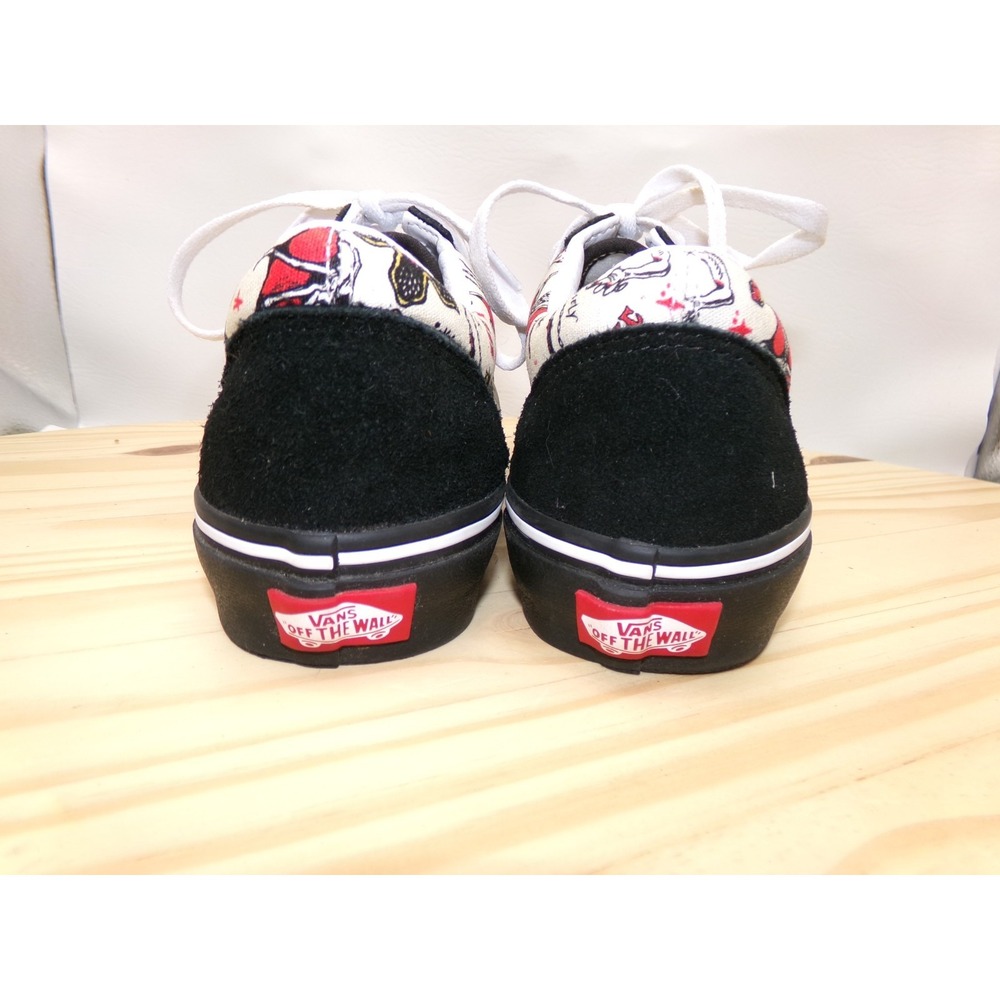 Vans x Stranger Things Old Skool Hellfire Club Sneakers Men's 6.5 Womens 8 Low - Picture 6 of 10